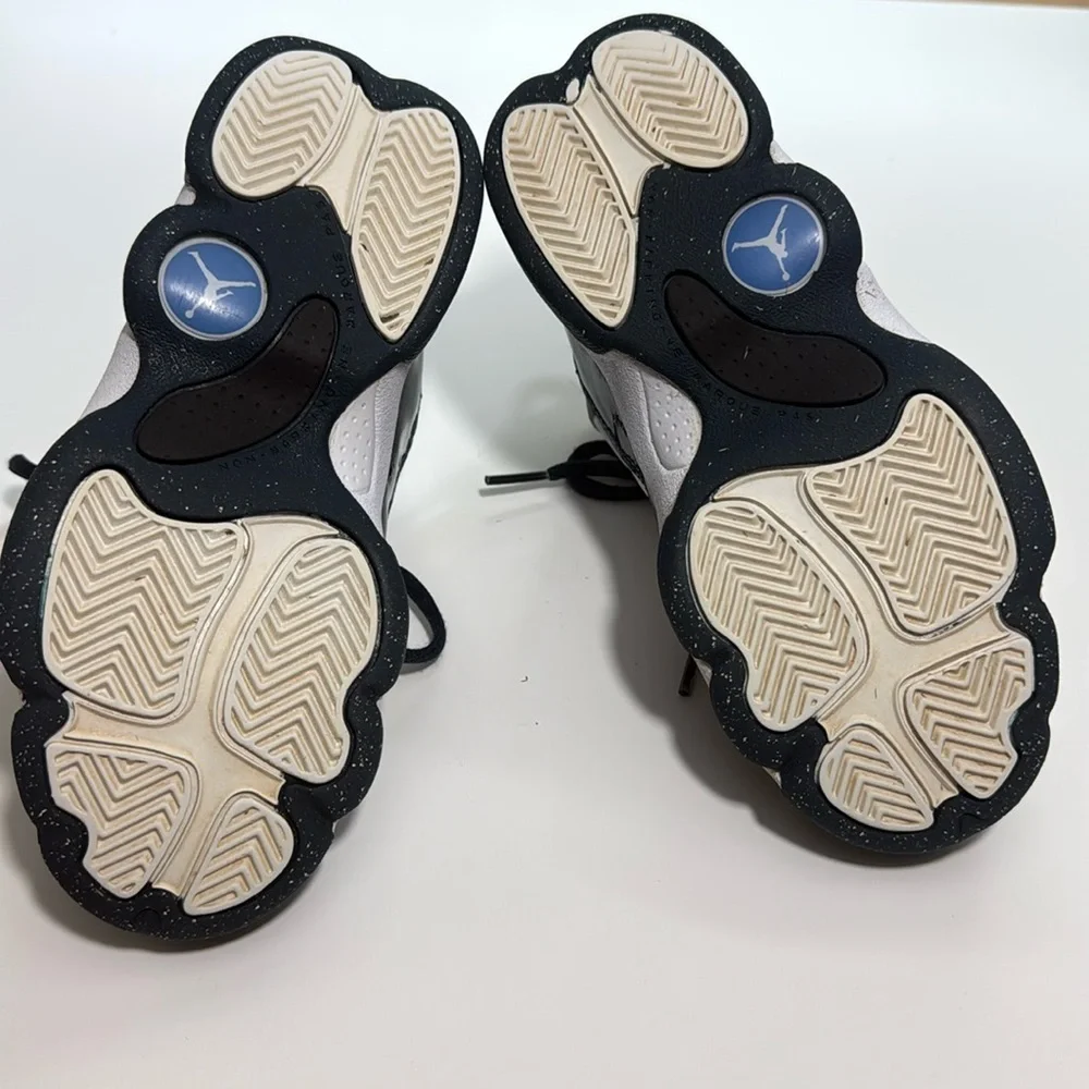 Nike Air Jordan 6 Rings Blue & White Boys Size 1Y - Picture 4 of 7